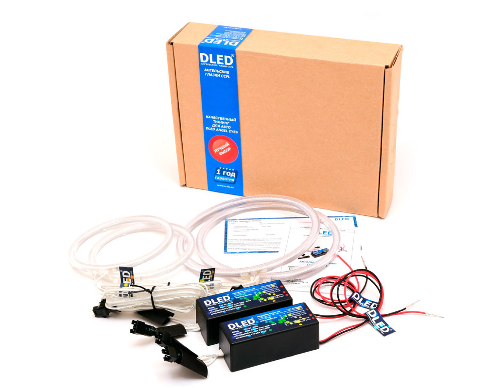 

Дневные ходовые огни CCFL ангельские глазки на Toyota Highlander