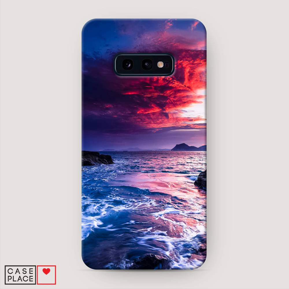 

Пластиковый чехол "Волны 1" на Samsung Galaxy S10E, 27220-3