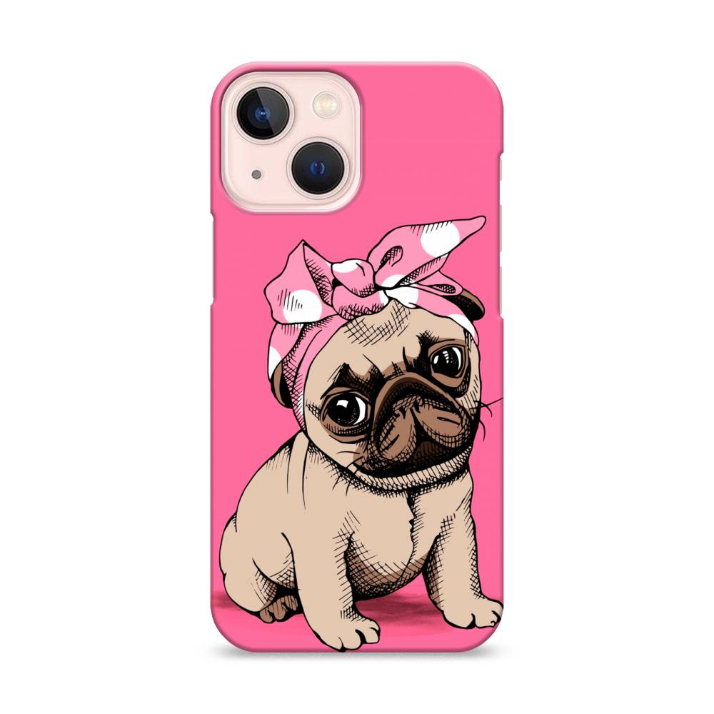 

Пластиковый чехол "Dog Pin-Up" на Apple iPhone 13 mini, 14120-1