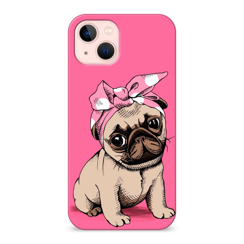 

Пластиковый чехол "Dog Pin-Up" на Apple iPhone 13, 14220-1