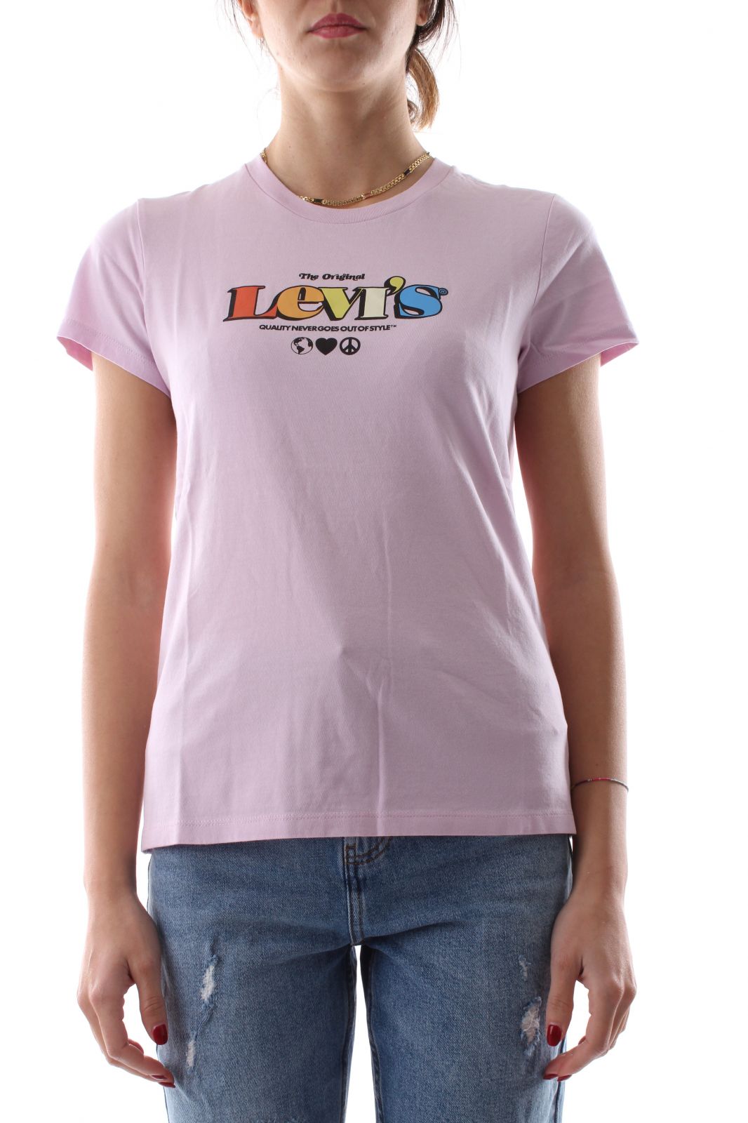 

Футболка женская Levi's 17369-1710 розовая M, 17369-1710