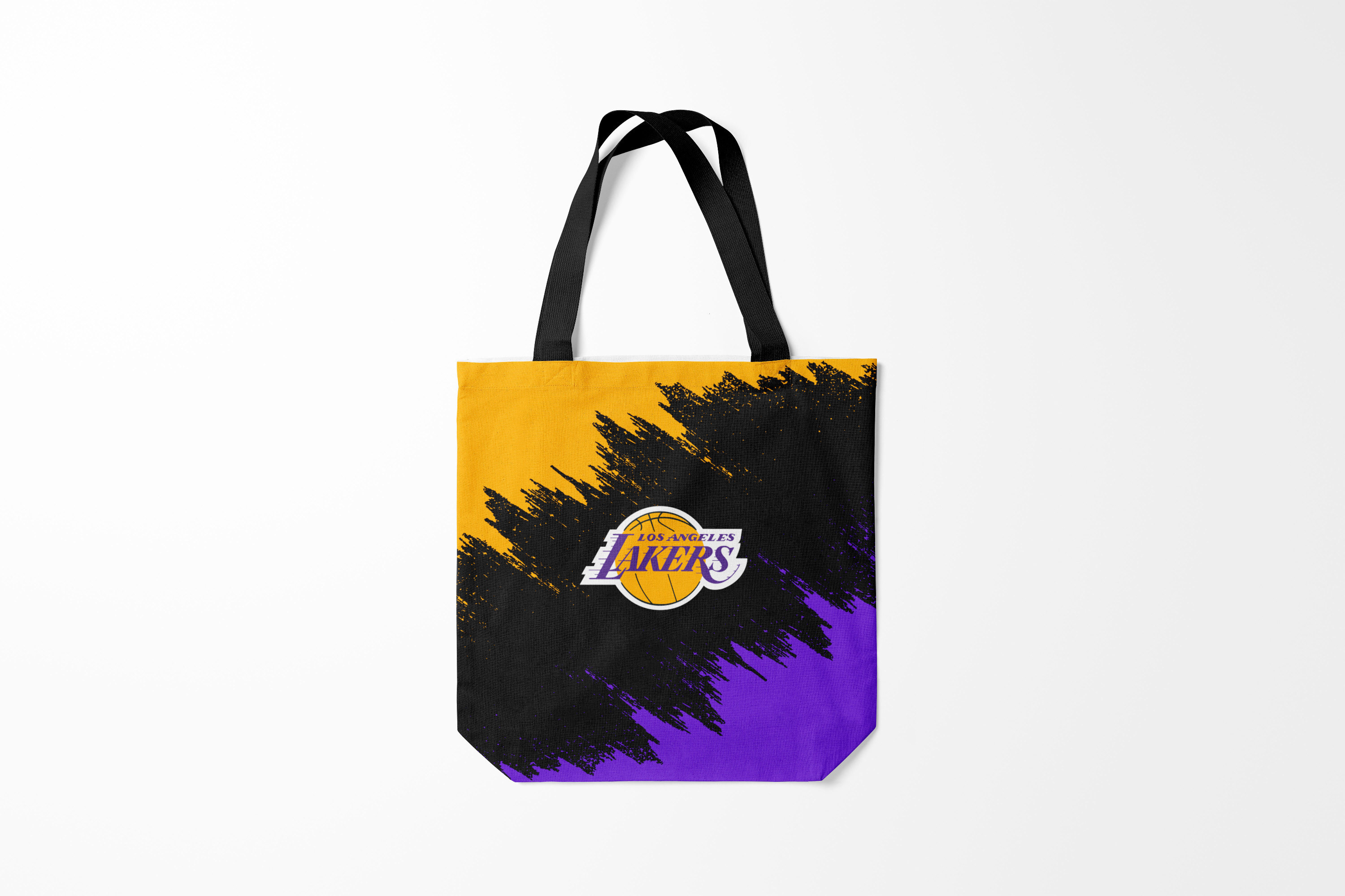 

Сумка шoппер унисекс Burnettie Los Angeles Lakers LA, фиолетовый; желтый, Los Angeles Lakers LA