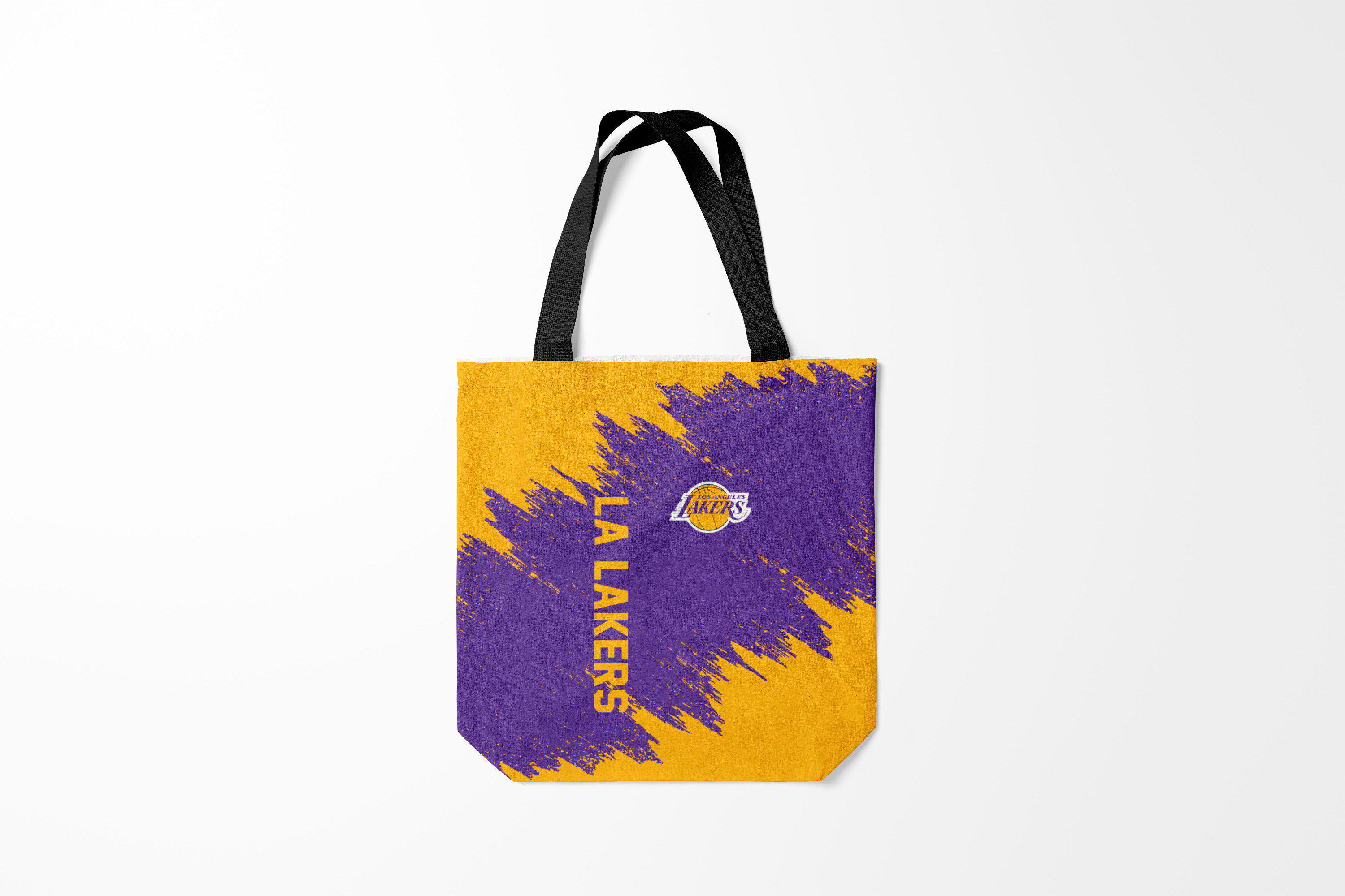 

Сумка шoппер унисекс Burnettie Los Angeles Lakers LA, фиолетовый; желтый, Los Angeles Lakers LA
