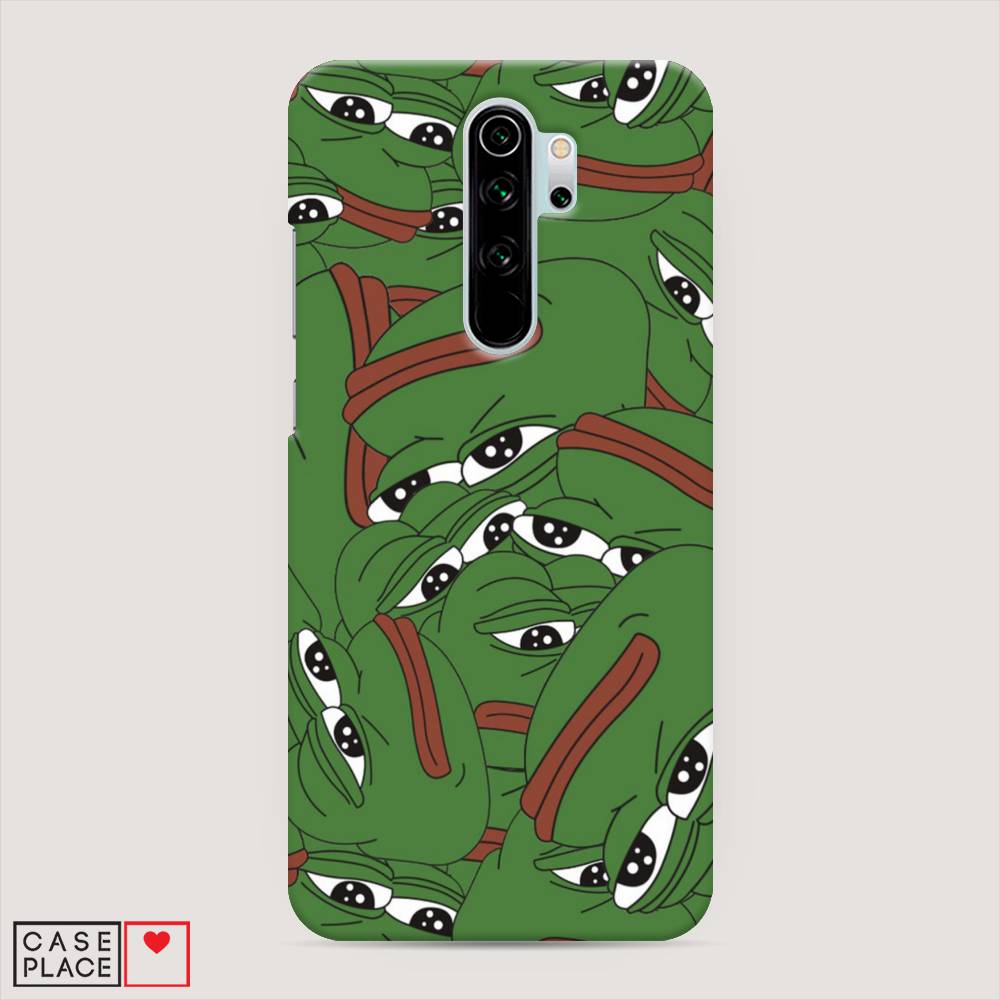 

Пластиковый чехол "Печальный frog" на Xiaomi Redmi Note 8 Pro, 36620-7