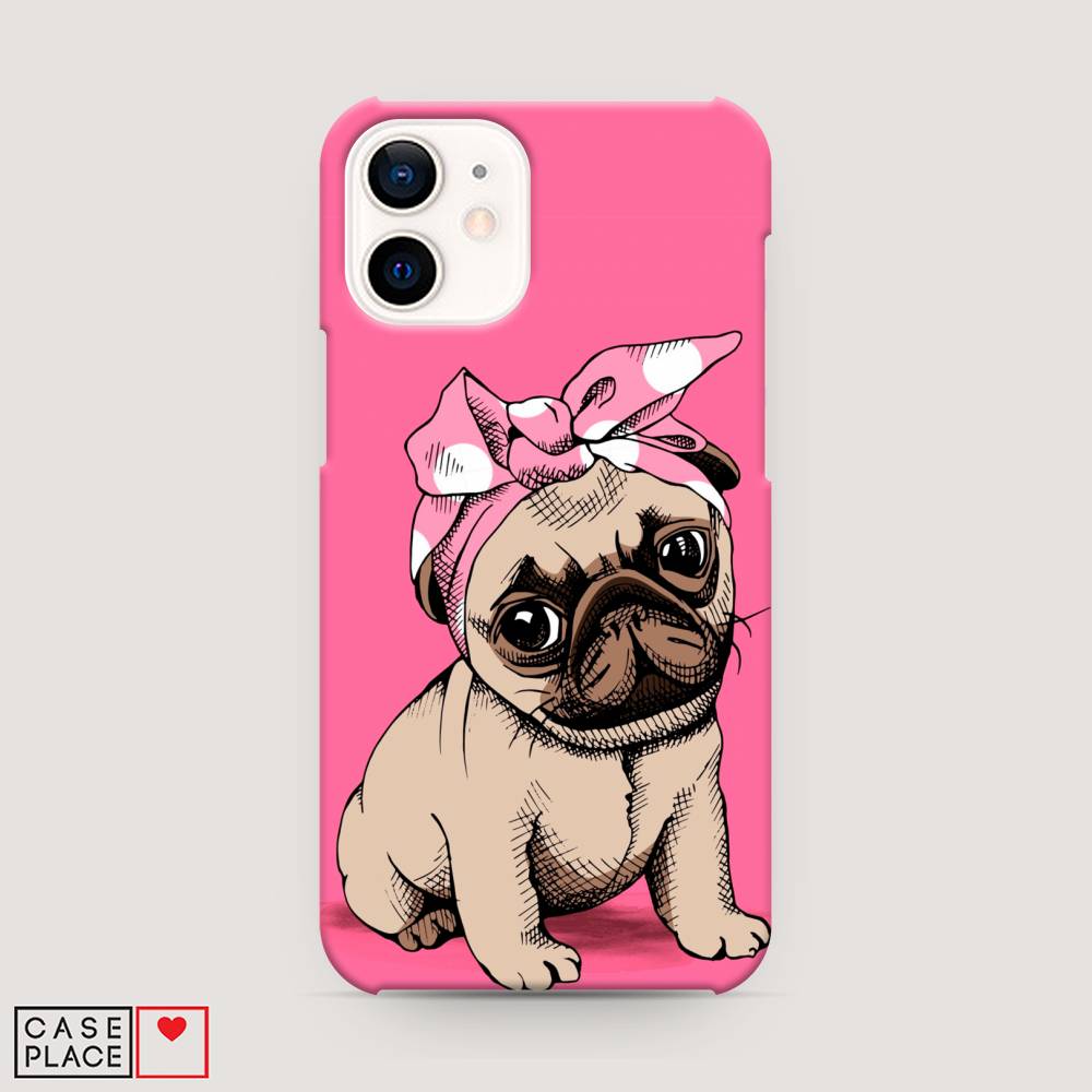 

Пластиковый чехол "Dog Pin-Up" на Apple iPhone 12 mini, 12620-1