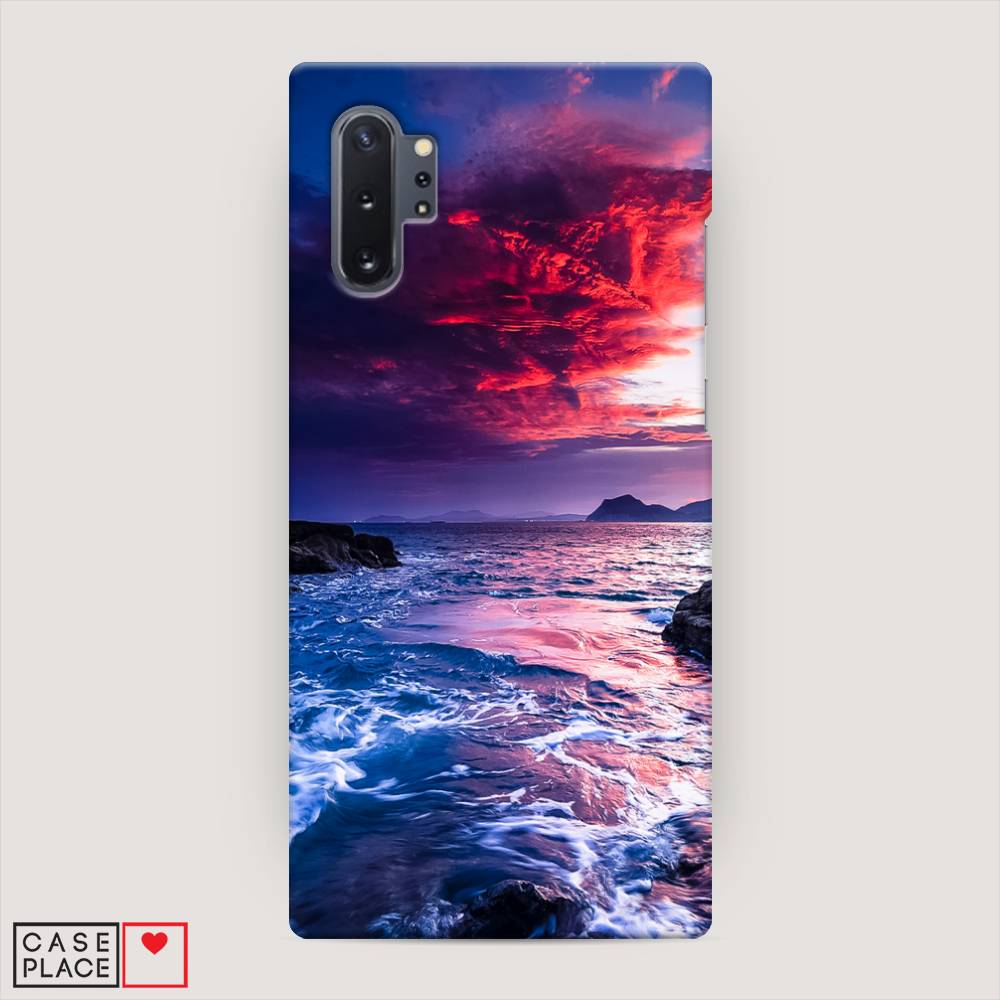 

Пластиковый чехол "Волны 1" на Samsung Galaxy Note 10 +, 28520-3