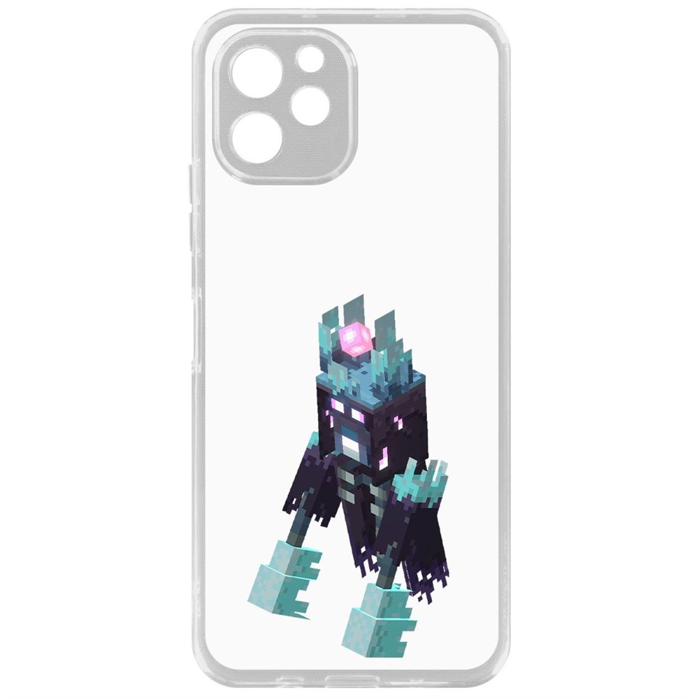 

Чехол-накладка Krutoff Clear Case Minecraft-Несчастный Призрак для Huawei Nova Y61, Прозрачный