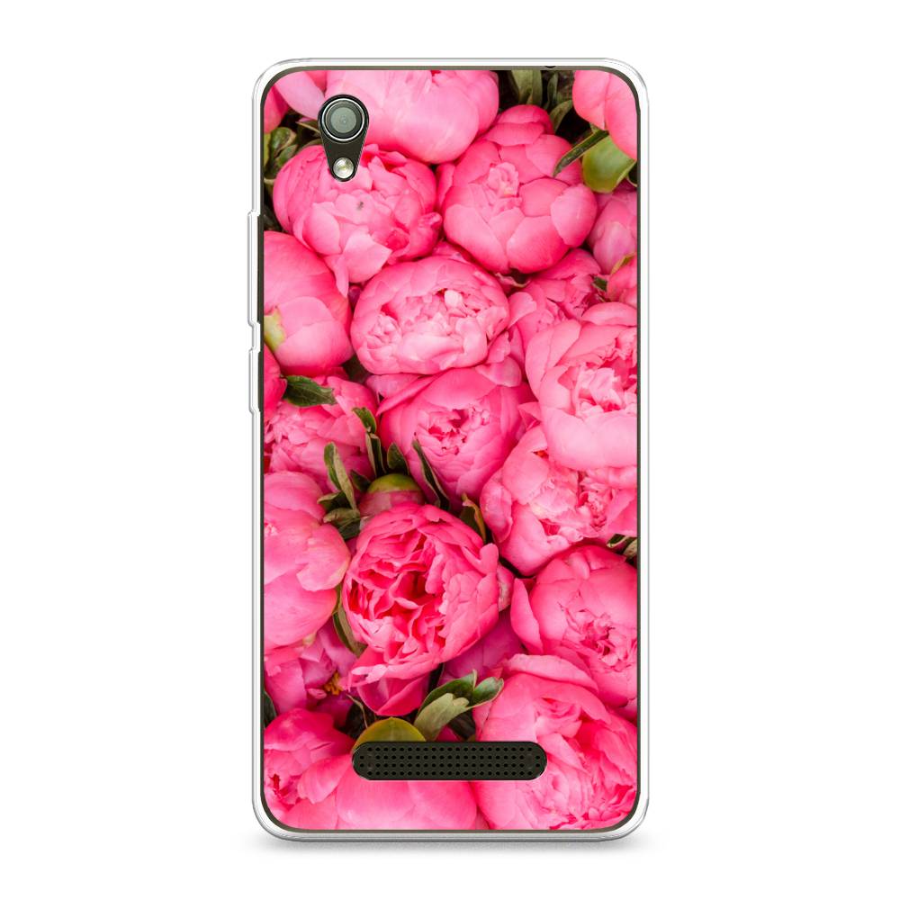 

Силиконовый чехол "Прекрасные пионы" на ZTE Blade X3, 130650-8