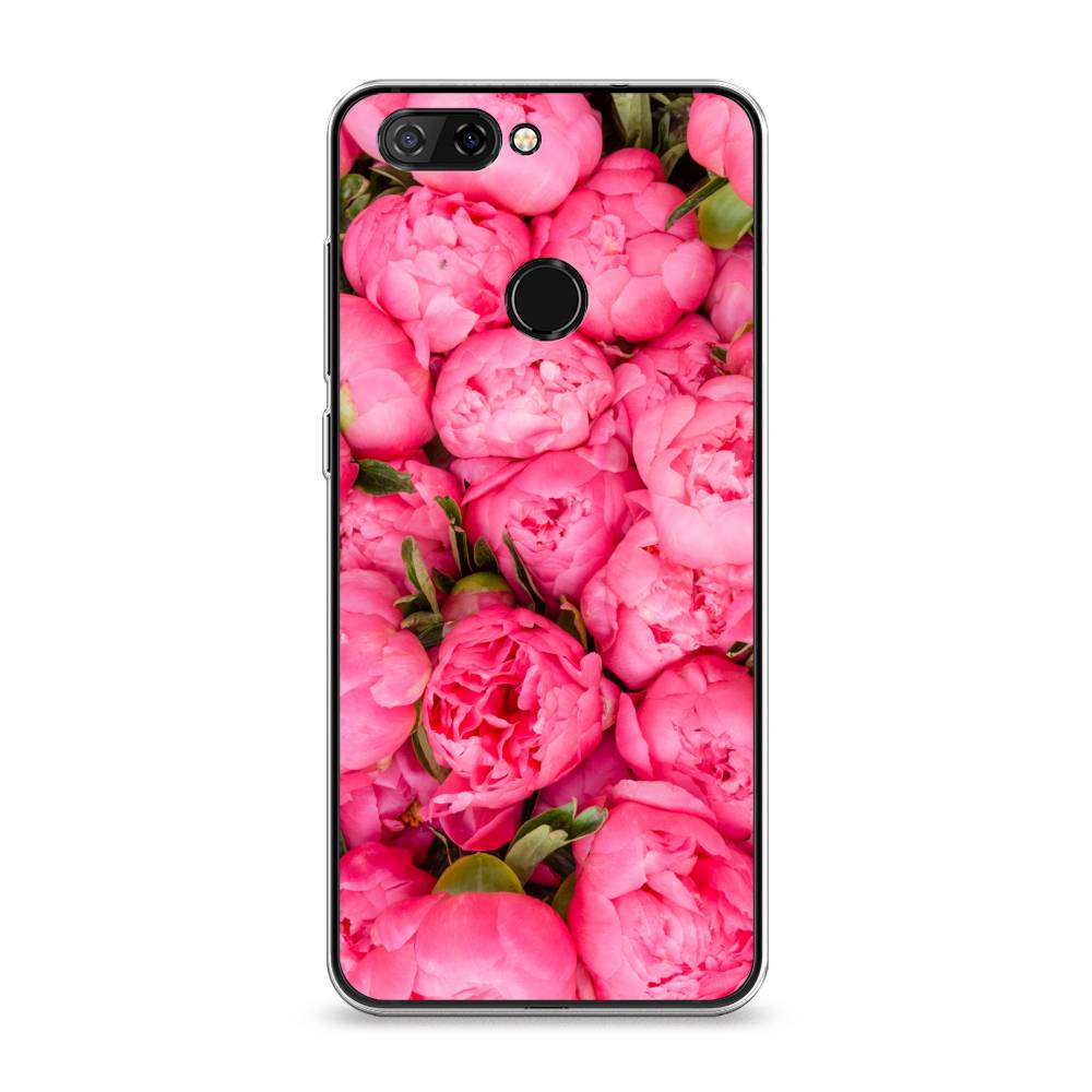 

Силиконовый чехол "Прекрасные пионы" на ZTE Blade V9, 132450-8