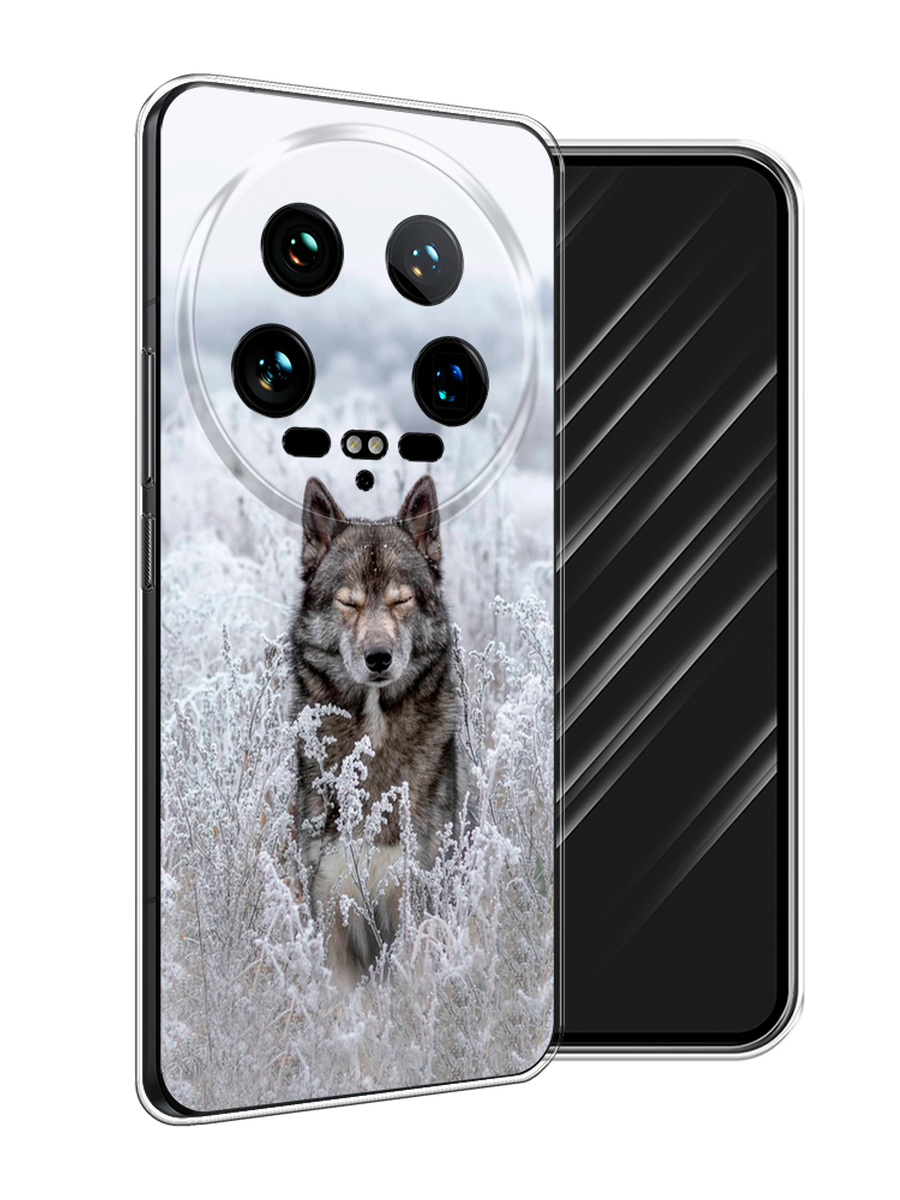 

Чехол Awog на Xiaomi 14 Ultra "Волк в поле", Белый;черный, 321850-1