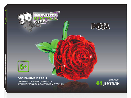 Купить Пазл 3D Castorland Роза 44 детали Castorland 3d14 9001,