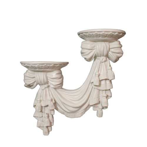 

Настенная полка ZlatDecor, Двойная, белый