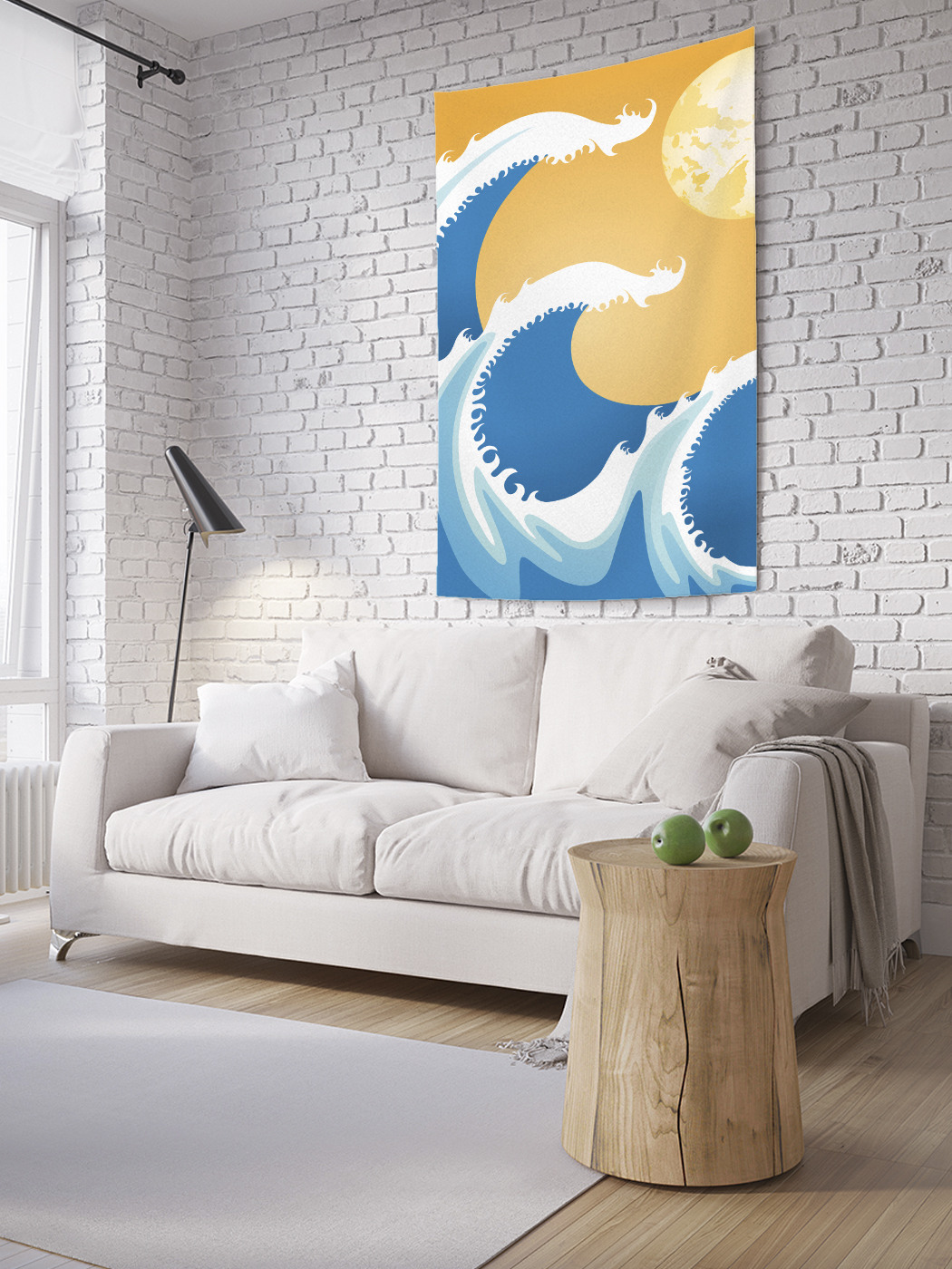 

Вертикальное фотопанно на стену JoyArty Волна на море 100x150 см, Волна на море