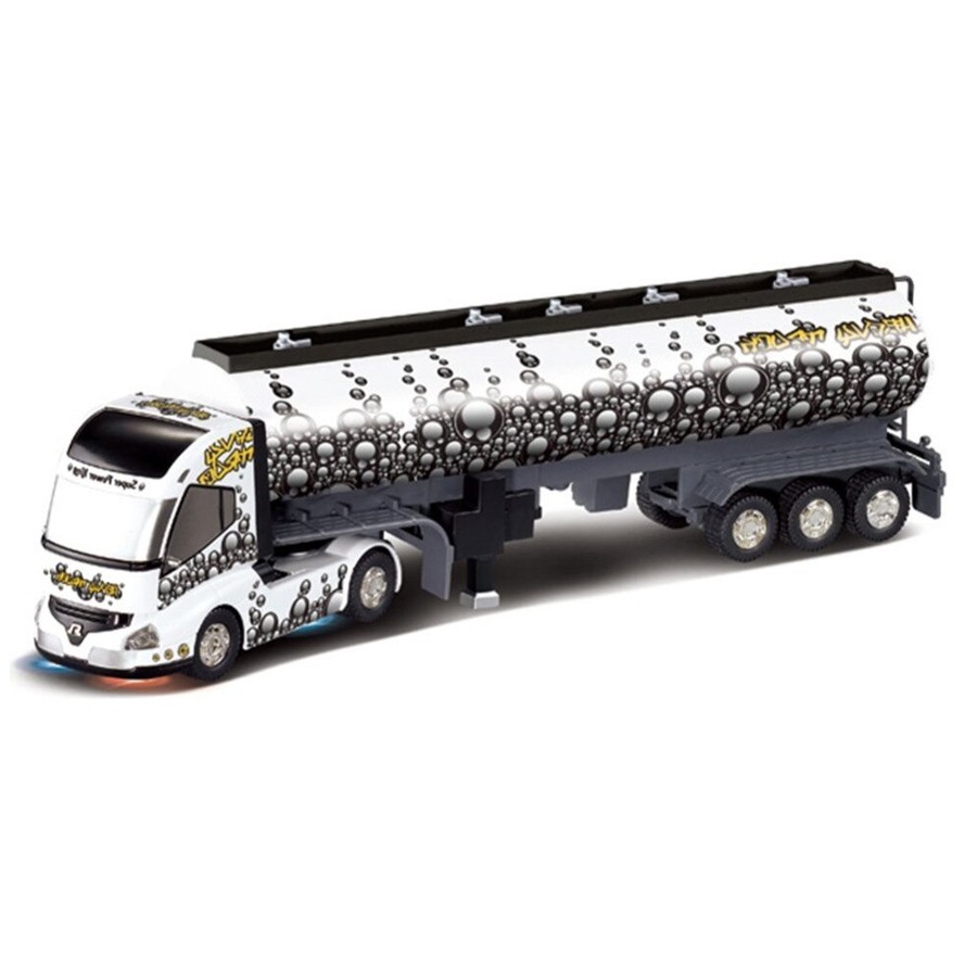 

Радиоуправляемая фура с прицепом Rui Chuang Heavy Truck масштаб 1:32 звук от 6 лет