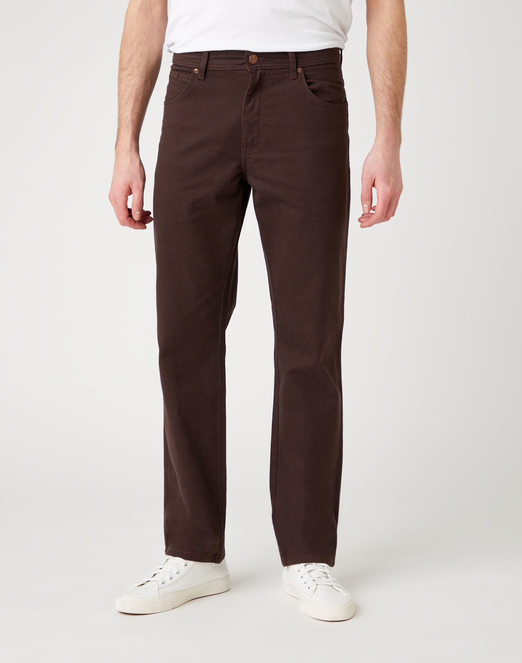 

Брюки мужские Wrangler W121TA336 коричневые 33/34 US, W121TA336