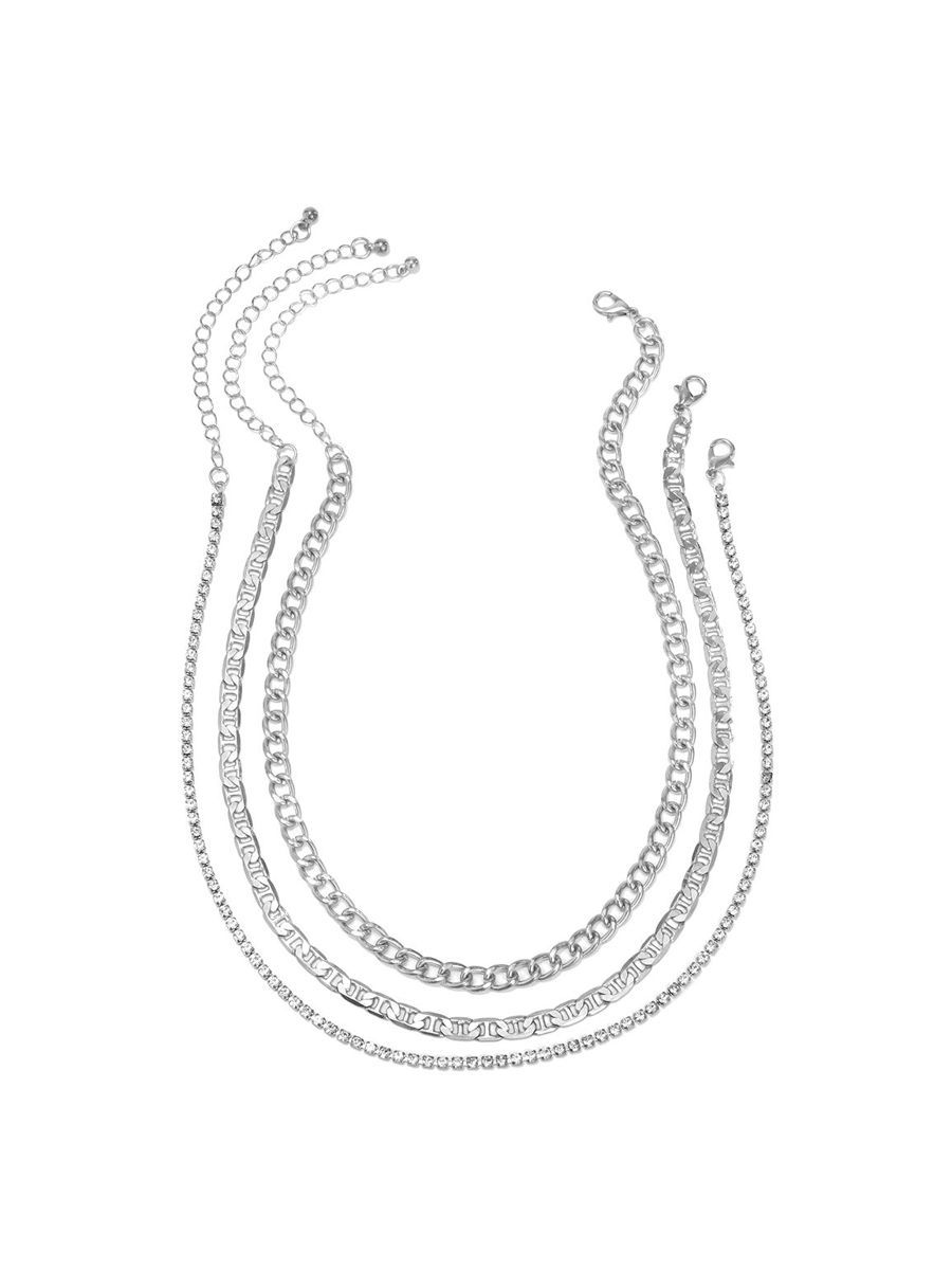 

Колье из меди со стразами 40 см МК Логистик 84746-8, 84746-8