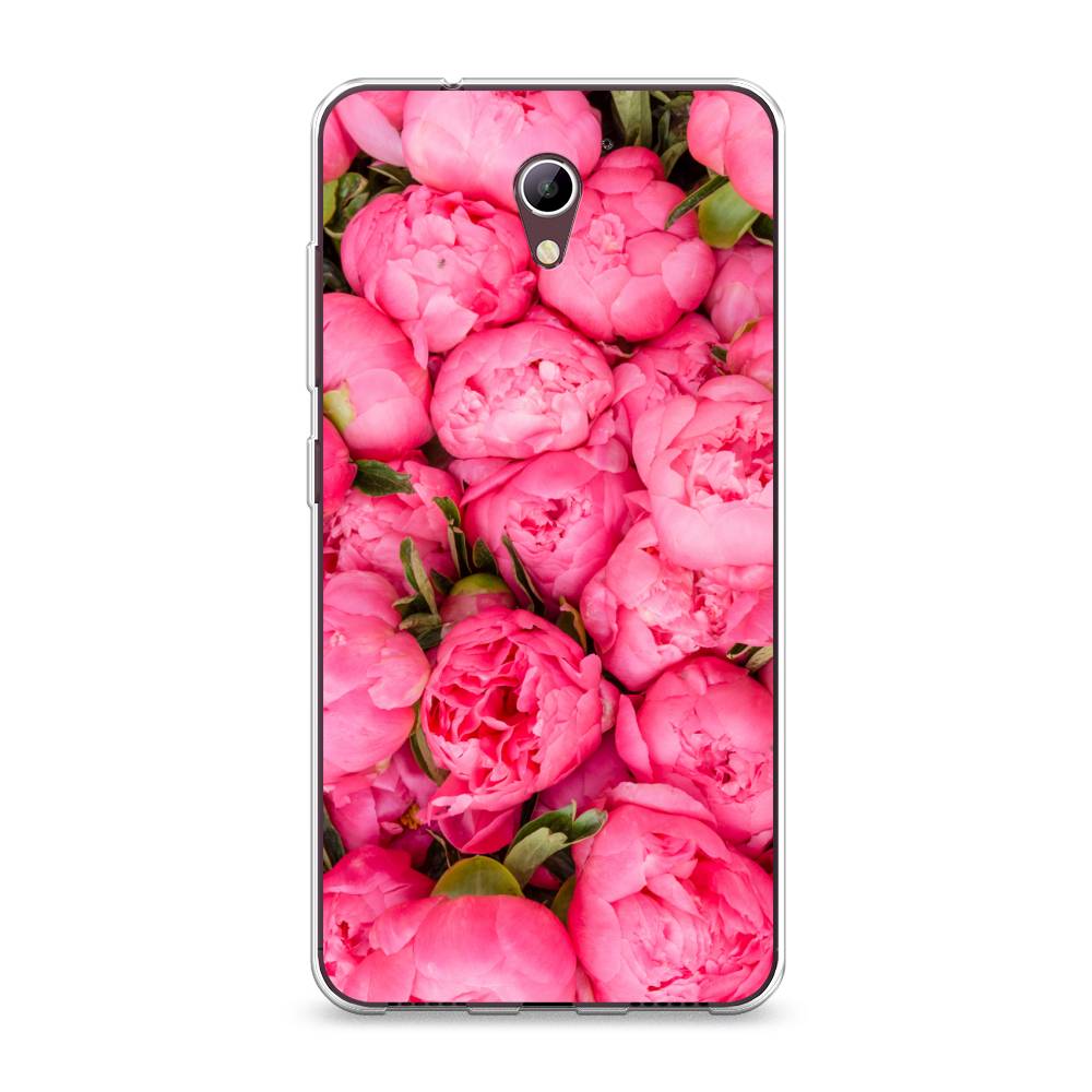 

Силиконовый чехол "Прекрасные пионы" на ZTE Blade A510, 130150-8