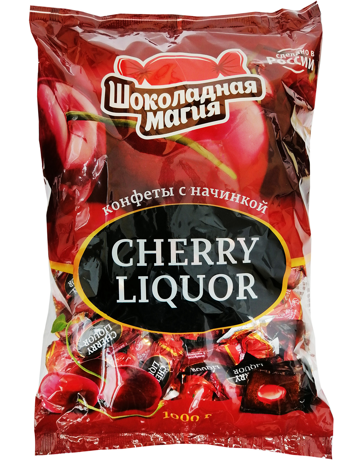 Конфеты Cherry Liquor шоколадная магия