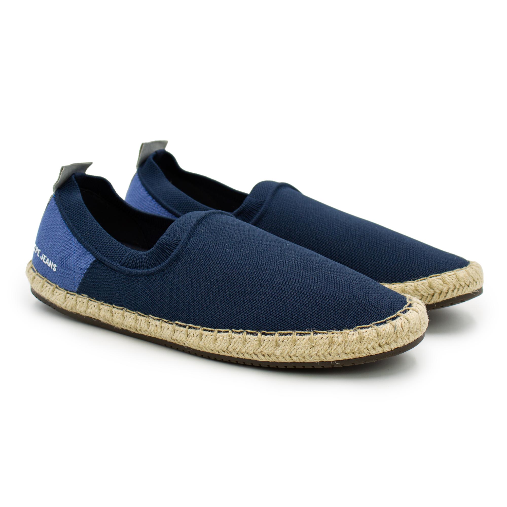 Эспадрильи мужские Pepe Jeans London TOURIST SLIP ON KNIT PMS10299 синие 43 EU