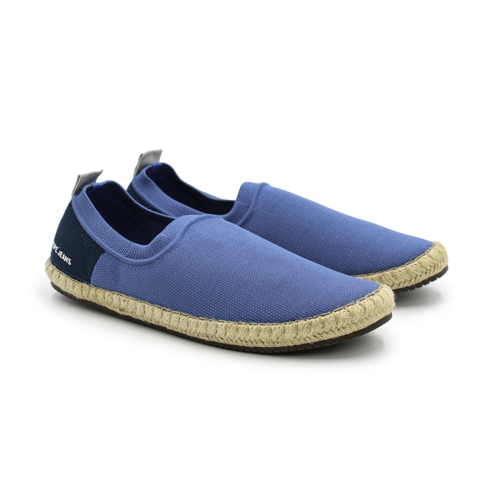 фото Эспадрильи мужские pepe jeans london tourist slip on knit pms10299 синие 45 eu