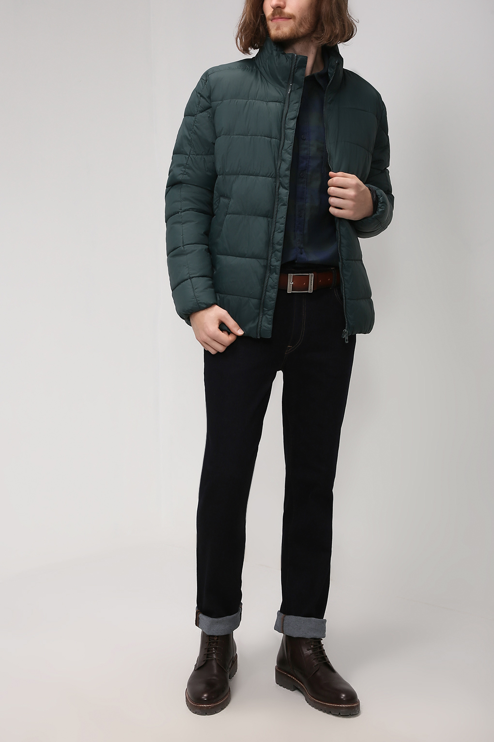 

Куртка мужская Esprit Edc 081CC2G303 зеленая S, 081CC2G303