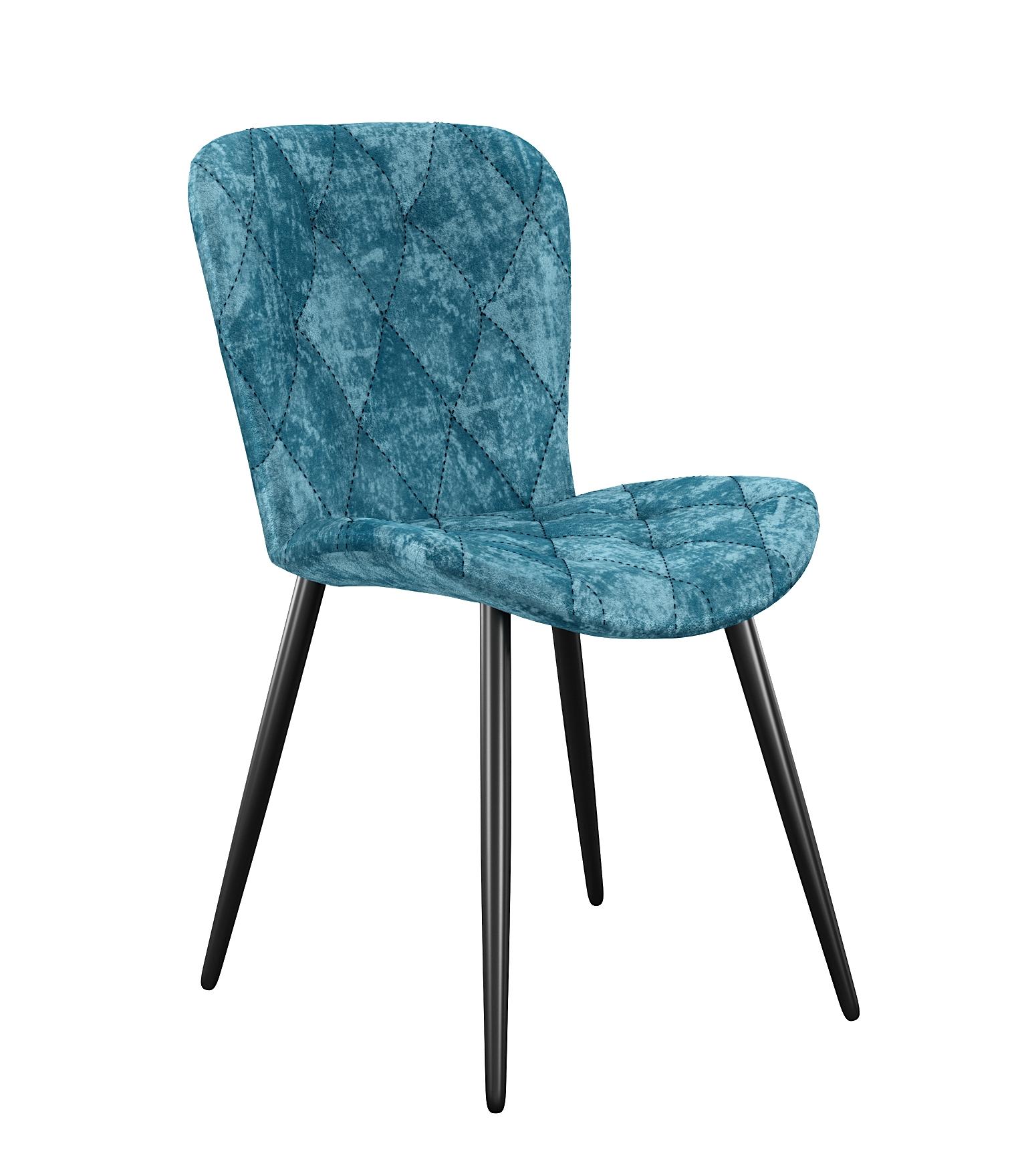 

Стул DIKLINE 303 черный микровелюр 35x45x86 см, 303