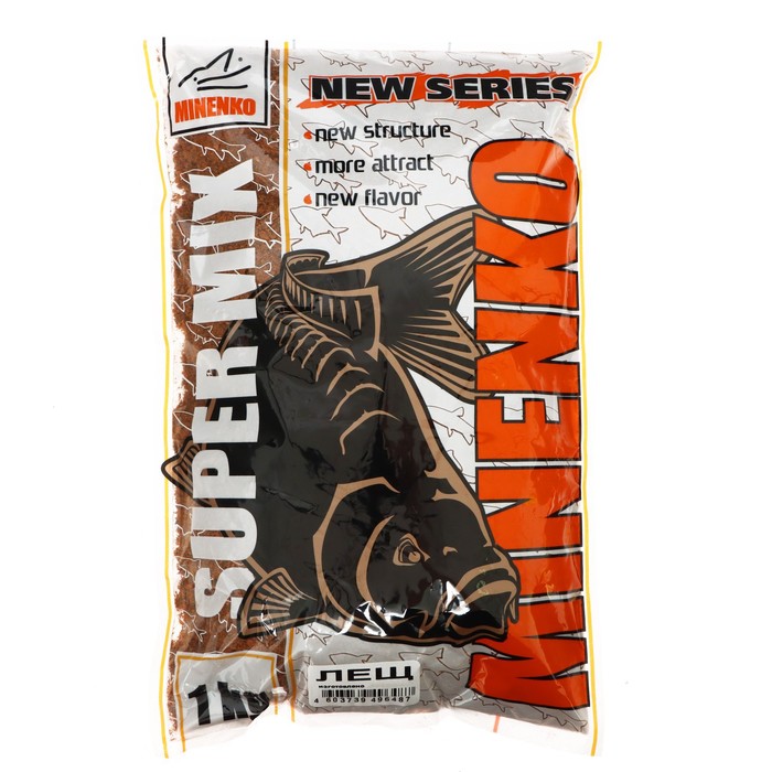 MINENKO Прикормка MINENKO SuperMix, Лещ, меланжевый, 1 кг