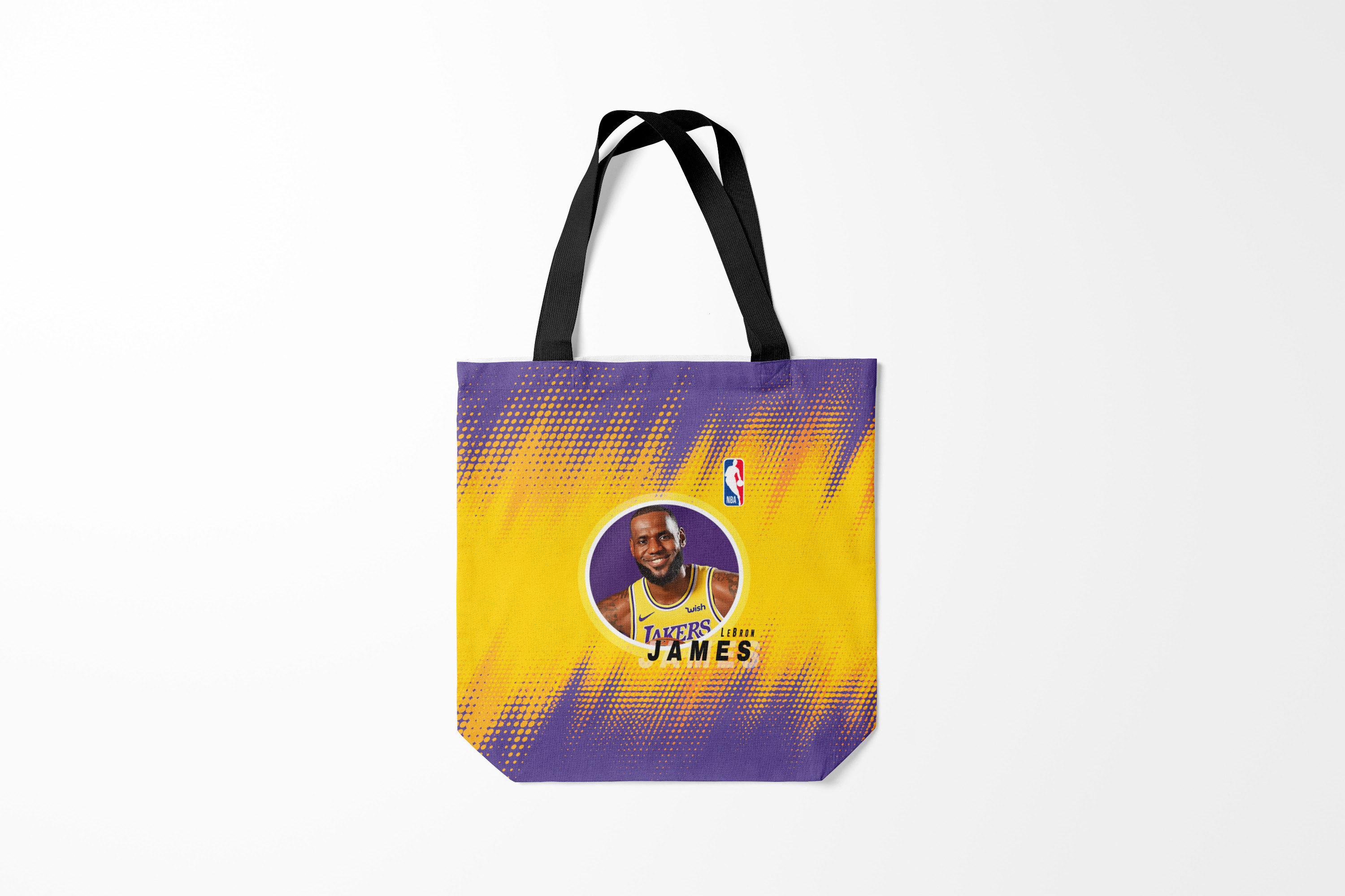 

Сумка шoппер унисекс Burnettie NBA LeBron James, фиолетовый, NBA LeBron James