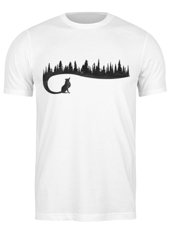 

Футболка мужская Printio Fox here белая XL, Белый, Fox here