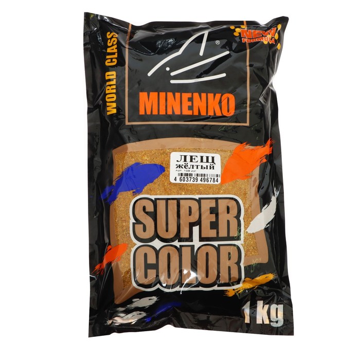 MINENKO Прикормка MINENKO Super Color, Лещ Жёлтый, 1 кг