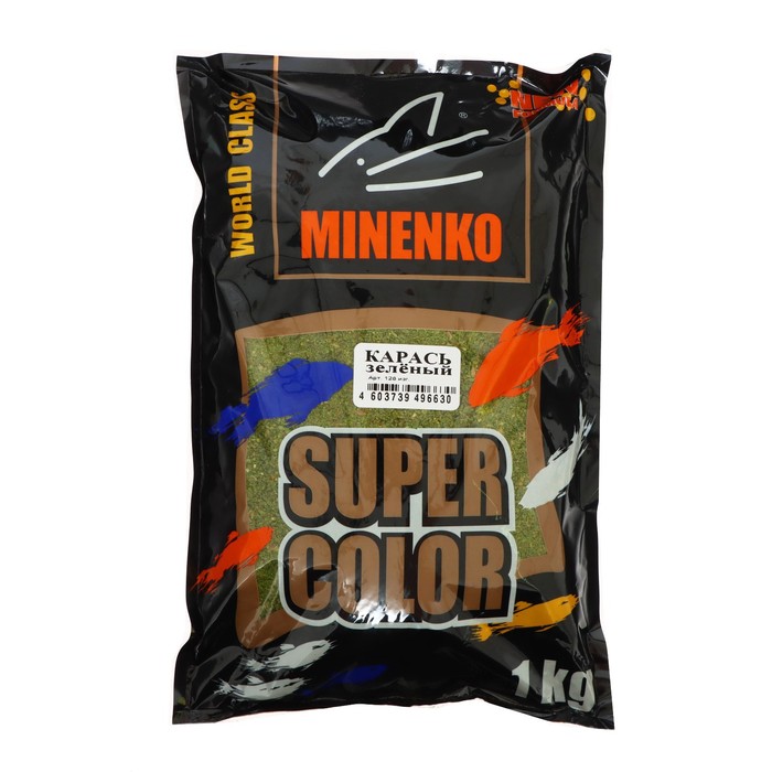 

MINENKO Прикормка MINENKO Super Color, Карась Зелёный, 1 кг, Зеленый