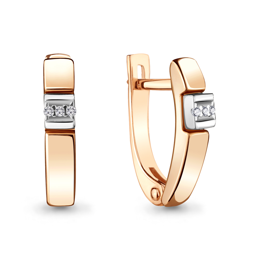 

Серьги из красного золота с бриллиантом Aquamarine 942491Ак_585_кз, 942491Ак_585_кз