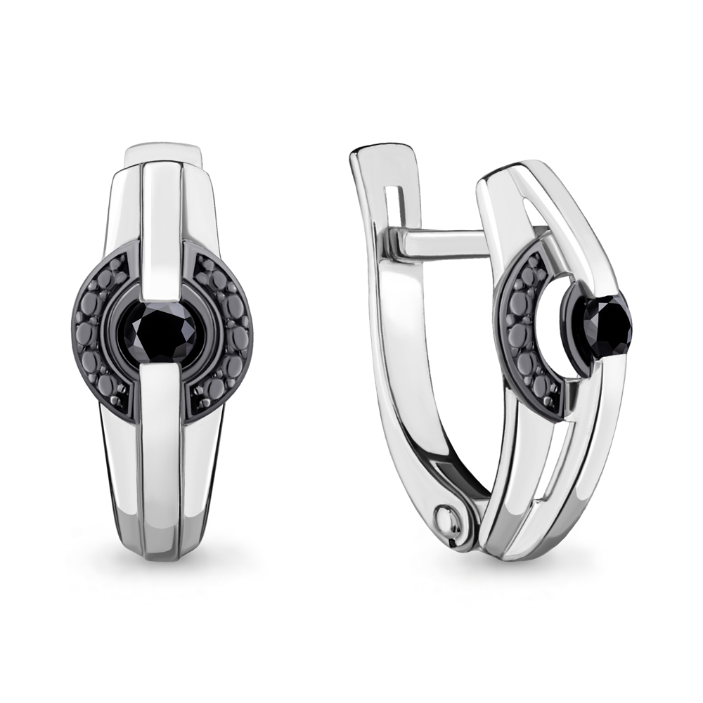 

Серьги из белого золота с бриллиантом Aquamarine 942422Ч_585_бз, 942422Ч_585_бз