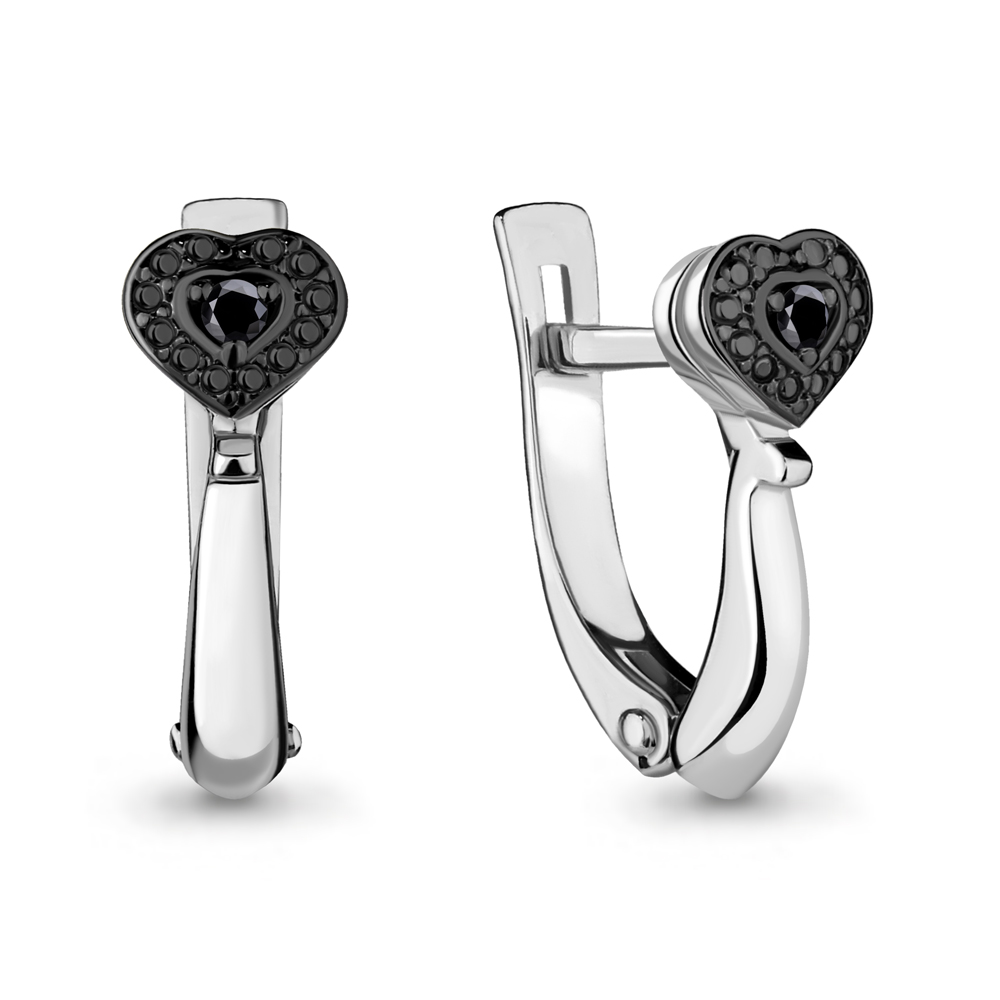 

Серьги из белого золота с бриллиантом Aquamarine 942420Ч_585_бз, 942420Ч_585_бз