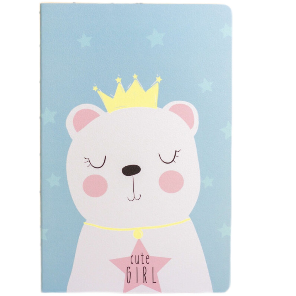 

Тетрадь Mikirei Dreamy polar bear синий 13.5*20.5 A5, Dreamy polar bear