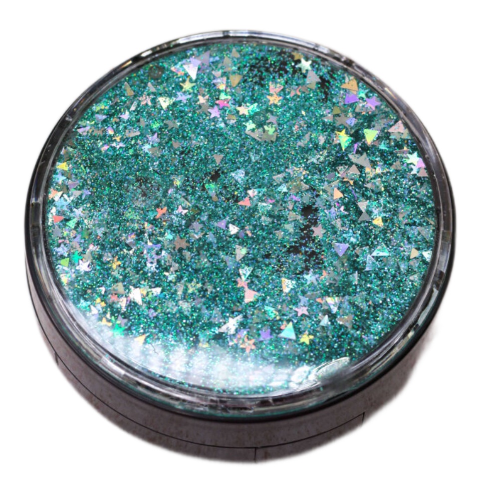 

Контейнер для линз "Sparkles", black-green, Sparkles