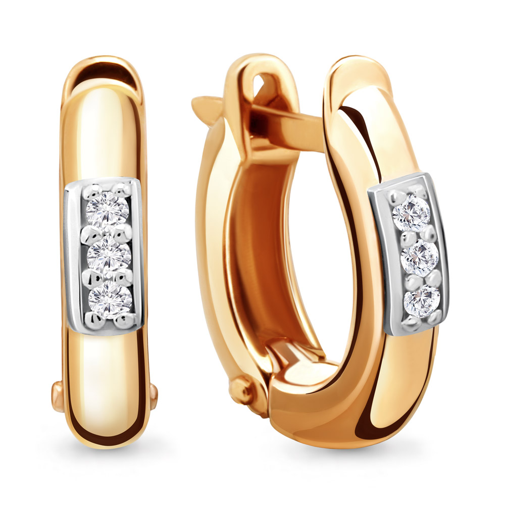 

Серьги из красного золота с бриллиантом Aquamarine 942276Ак_585_кз, 942276Ак_585_кз