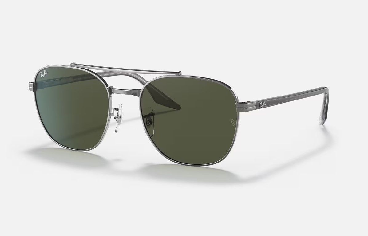 

Солнцезащитные очки унисекс Ray-Ban RB3688 зеленые, RB3688