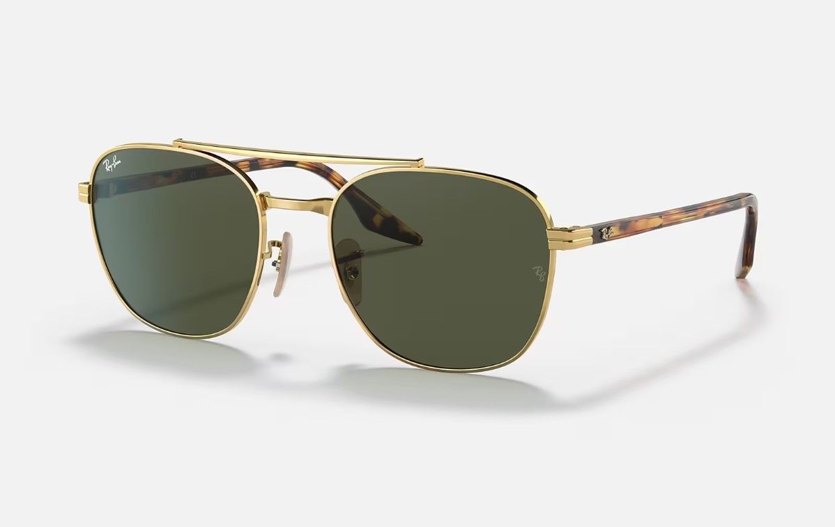 

Солнцезащитные очки унисекс Ray-Ban RB3688 зеленые, RB3688