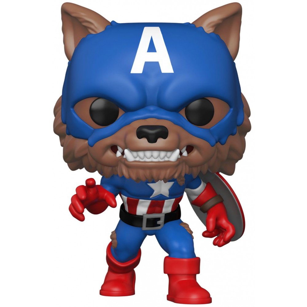 

Фигурка Funko POP! Bobble Marvel Capwolf Year Of The Shield (Exc) 55506, BLZ55506