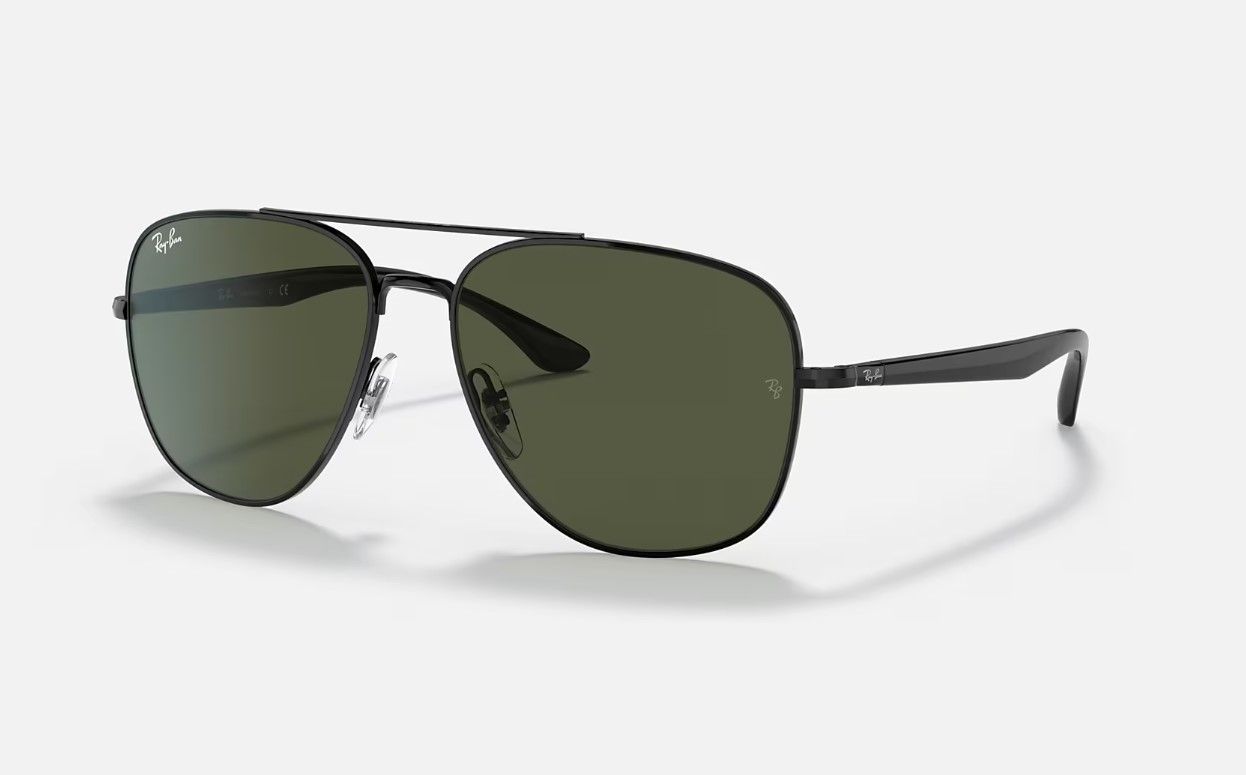 Солнцезащитные очки унисекс Ray-Ban RB3683 зеленые