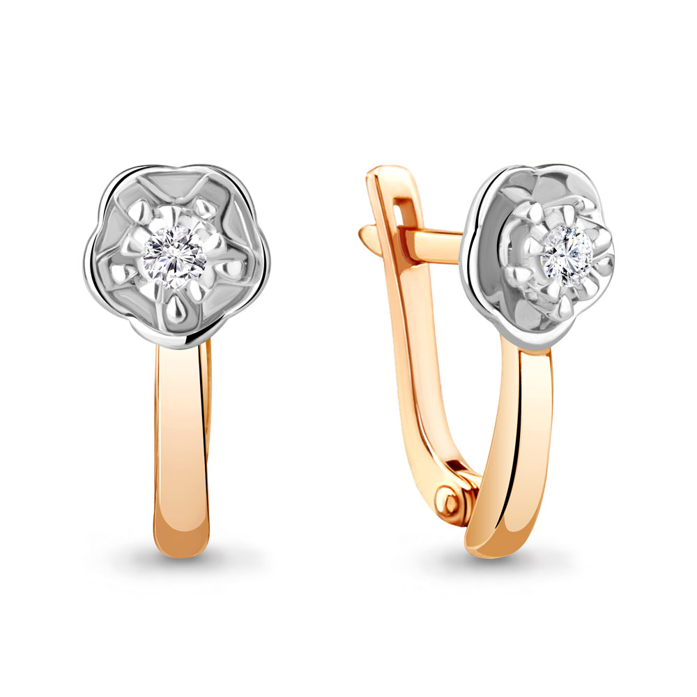 

Серьги из красного золота с бриллиантом Aquamarine 942134к_585_кз, 942134к_585_кз