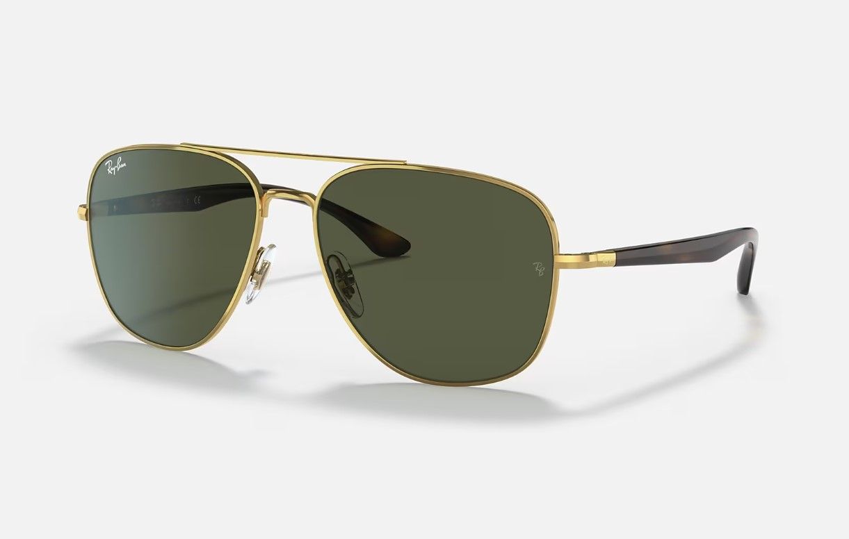 

Солнцезащитные очки унисекс Ray-Ban RB3683 зеленые, RB3683