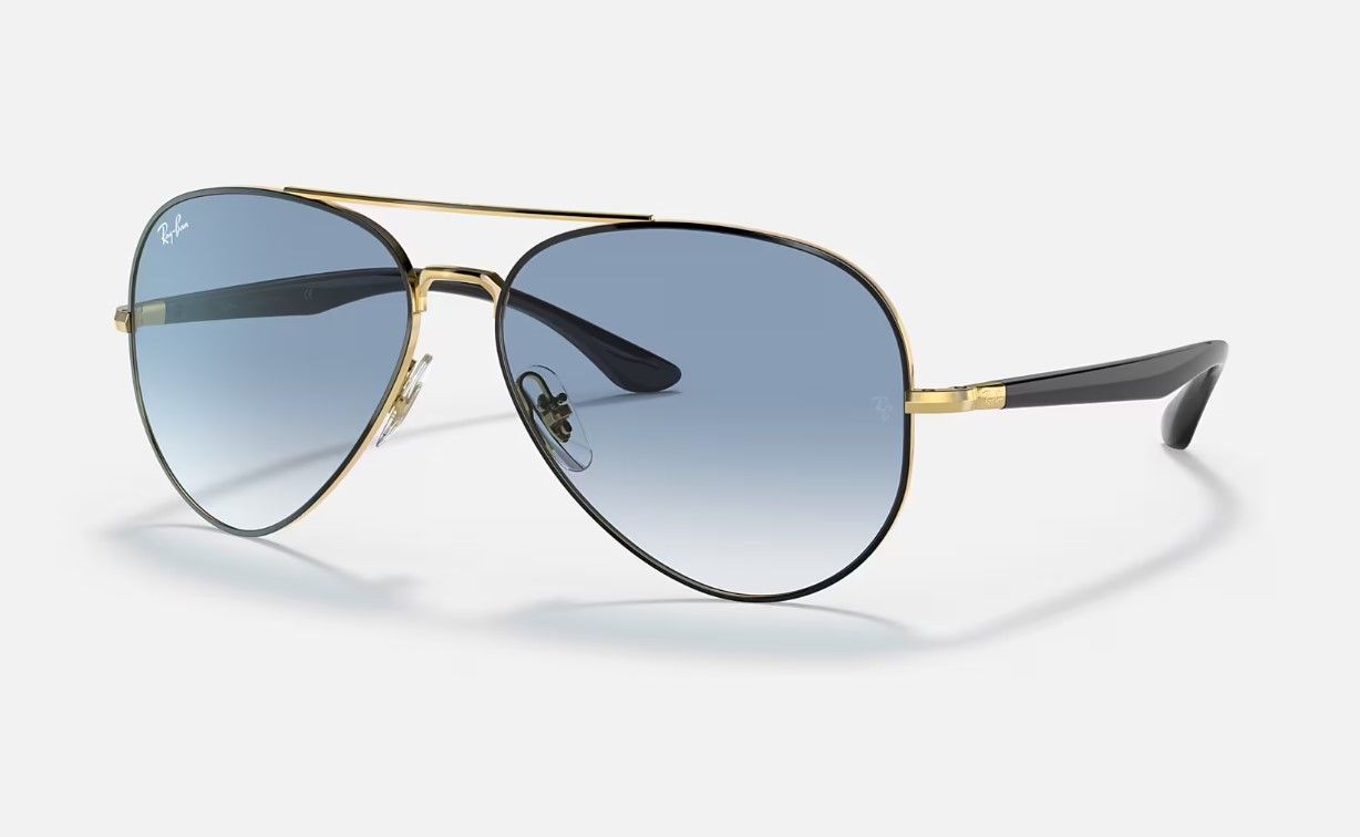 

Солнцезащитные очки унисекс Ray-Ban RB3675 голубые, RB3675