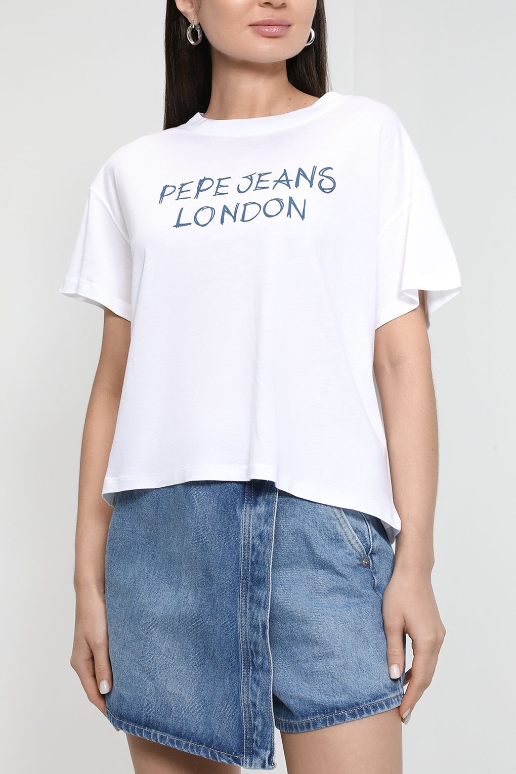 

Футболка женская Pepe Jeans London PL505437 белая M, Белый, PL505437