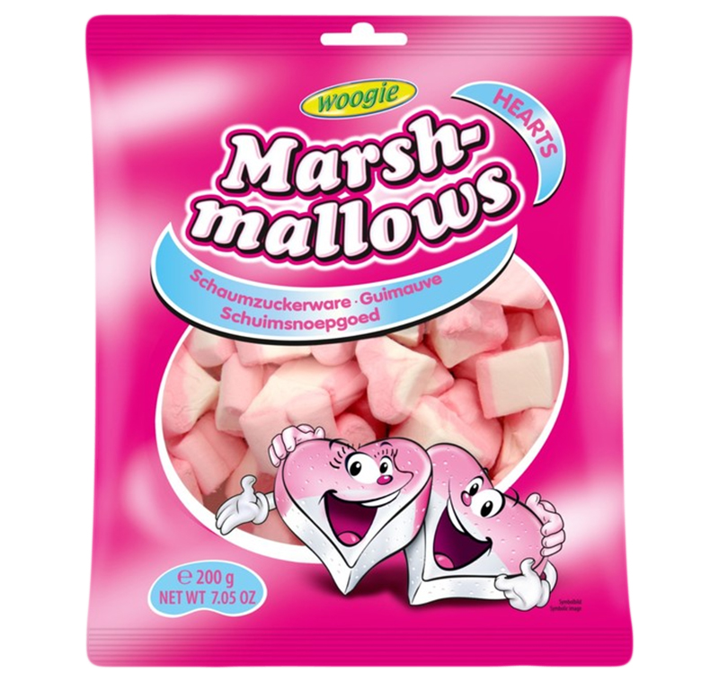 

Маршмеллоу Woogie Hearts, 200 г