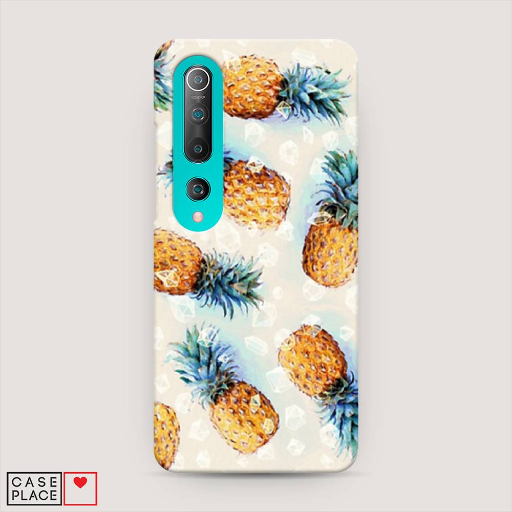 

Пластиковый чехол "Ананасы" на Xiaomi Mi 10, 37520-2