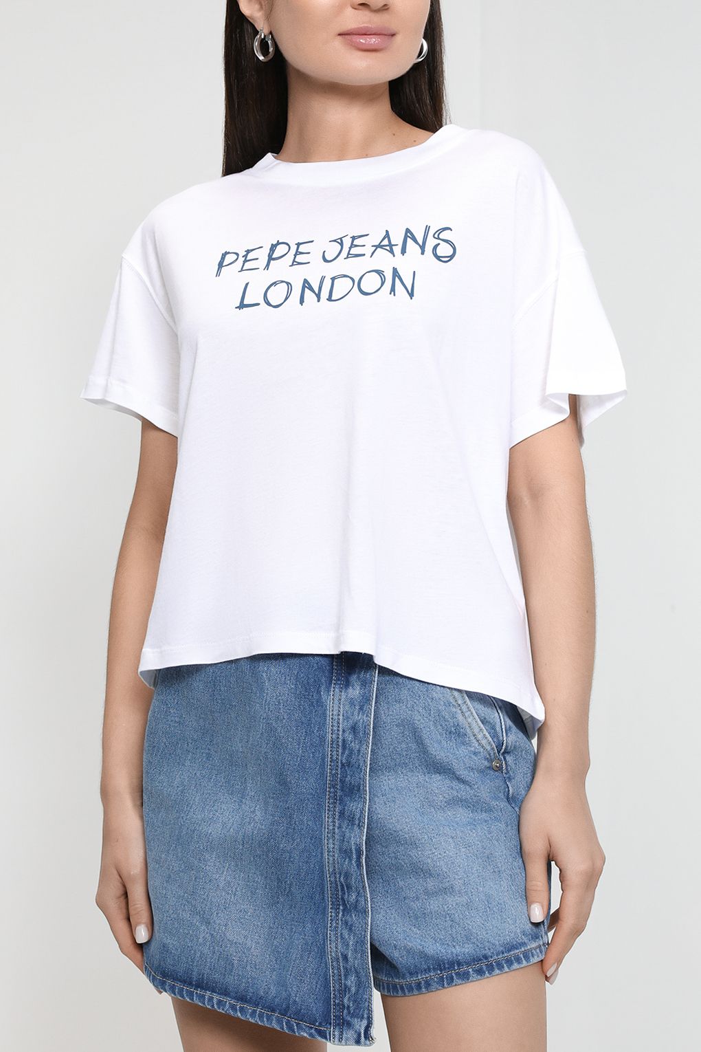 фото Футболка женская pepe jeans london pl505437 белая xs