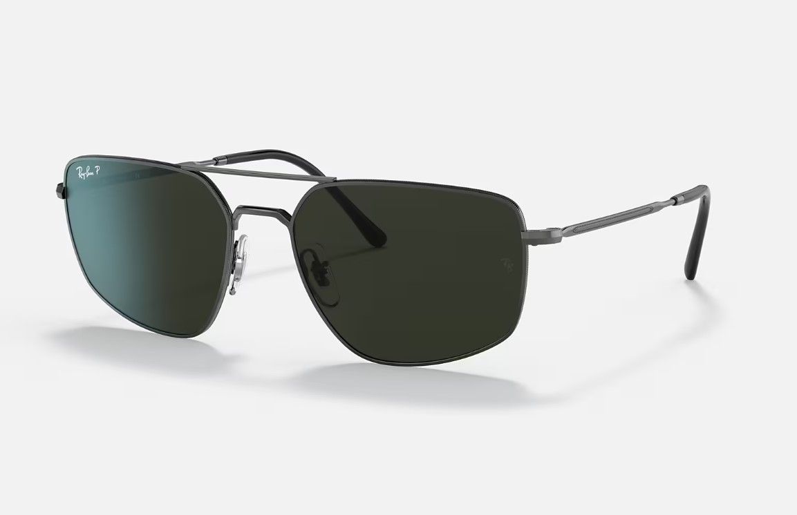 

Солнцезащитные очки унисекс Ray-Ban RB3666 зеленые, RB3666