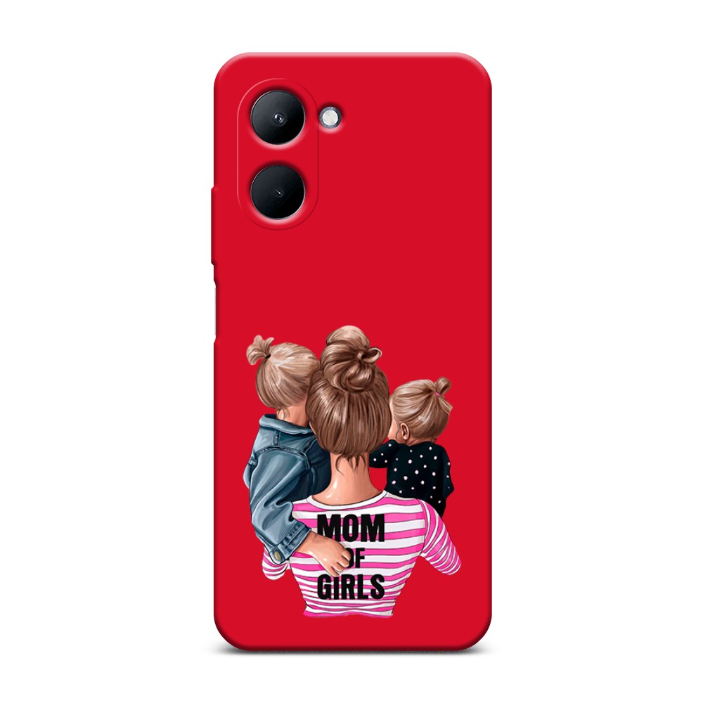 

Чехол Awog на Realme C33 "Mom of Girls", Разноцветный, 2511353-1